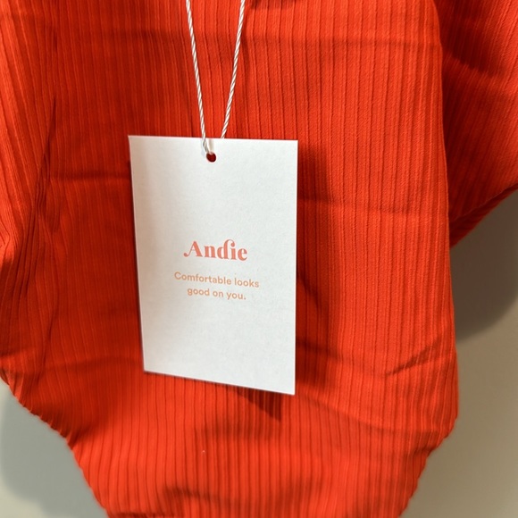 NWT Andie Asbury Ribbed One Piece in Sire S - Picture 5 of 9